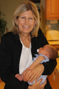 Cathy Douglas and her youngest grandchild.